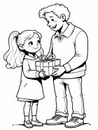 fête des pères père et fille