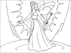 coloriage fée