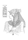 Coloriages femme egyptienne