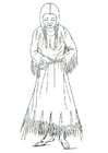 Coloriages femme Nimiipu