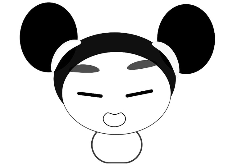 Coloriage fille chinoise  Coloriages Gratuits à Imprimer  Dessin 21148