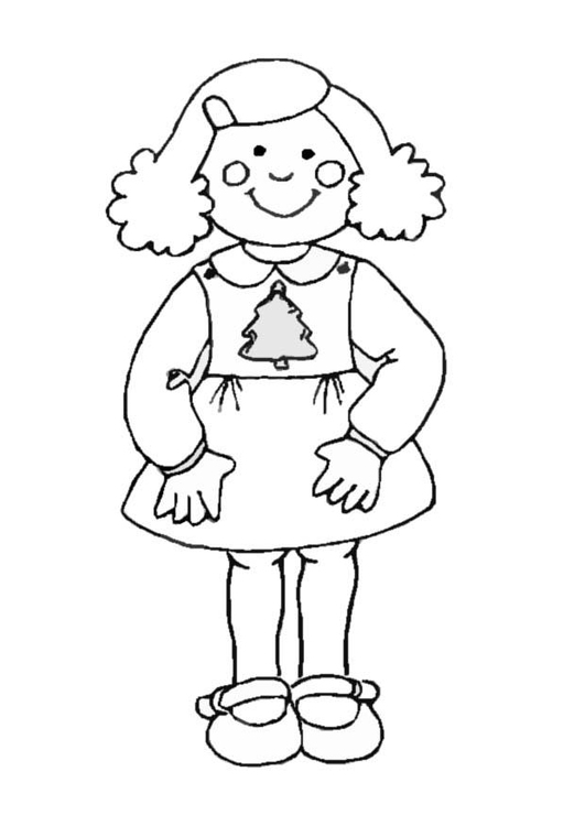 Coloriage fille  Coloriages Gratuits à Imprimer  Dessin 8660