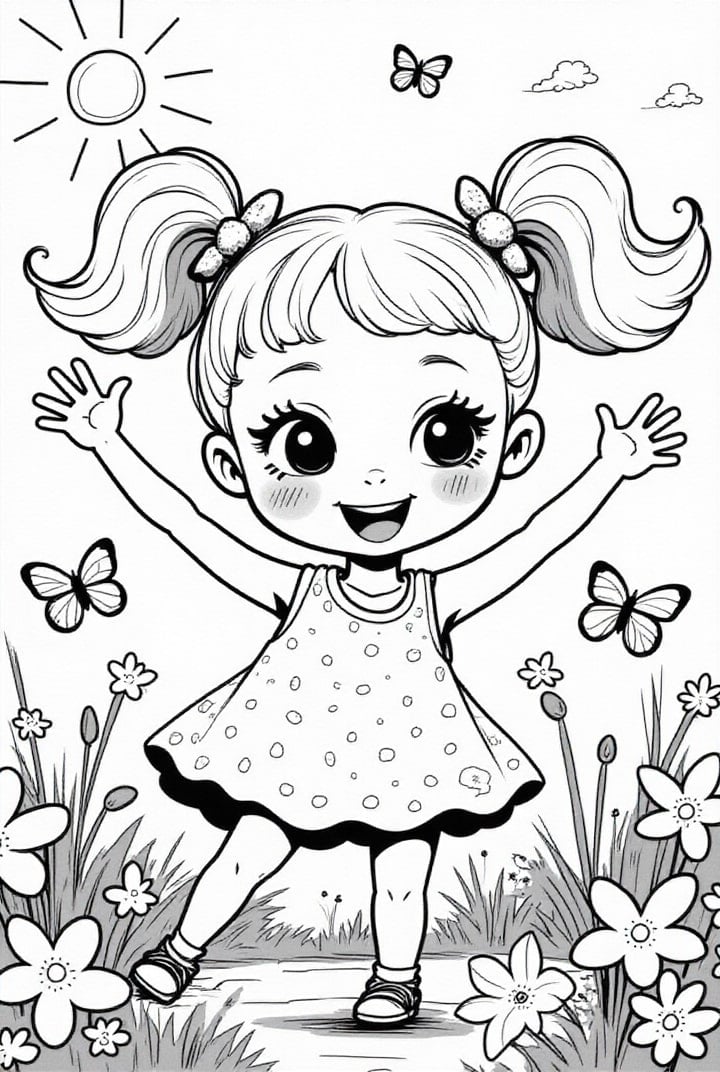fille heureuse