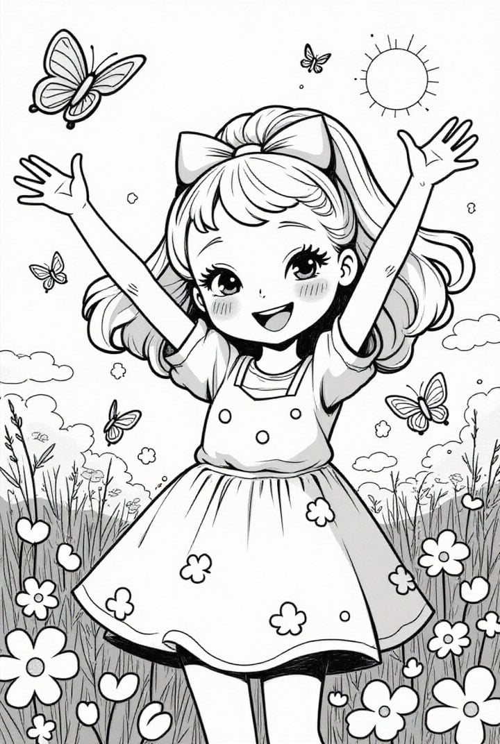 fille heureuse