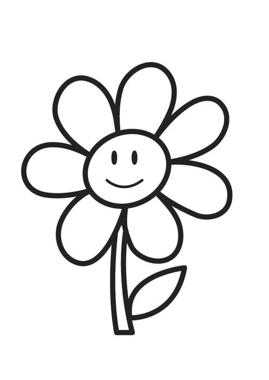 Coloriage Fleur  Coloriages Gratuits à Imprimer  Dessin 18354
