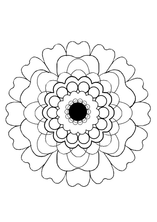 Coloriage fleur