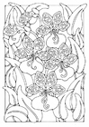 Coloriage fleurs