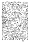 coloriage fleurs