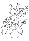 Coloriage fleurs