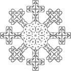 coloriage flocon de neige