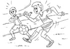 Coloriage football