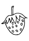 Coloriage fraise