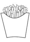 Coloriage frites