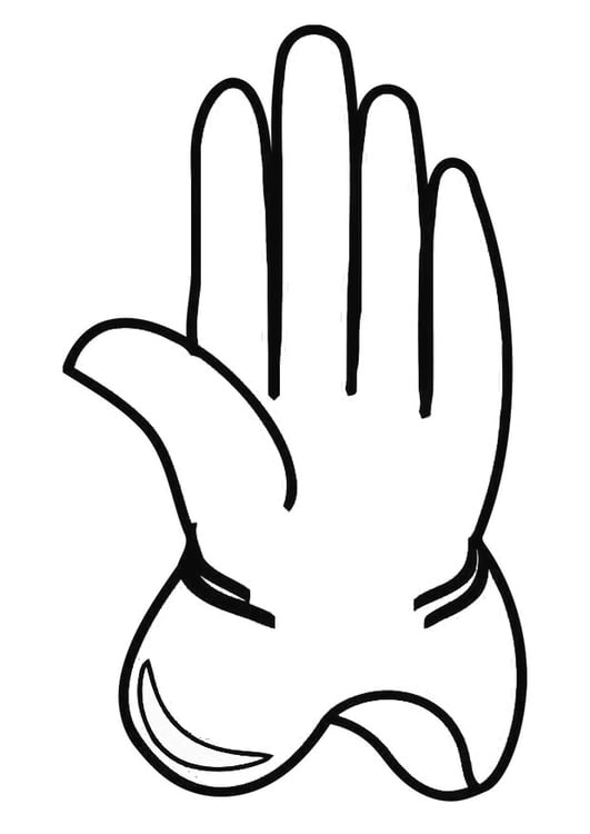 Coloriage gants