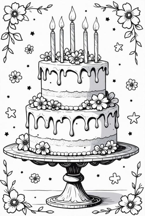 gÃ¢teau d&#39;anniversaire