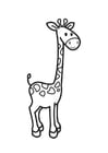 Coloriages Girafe