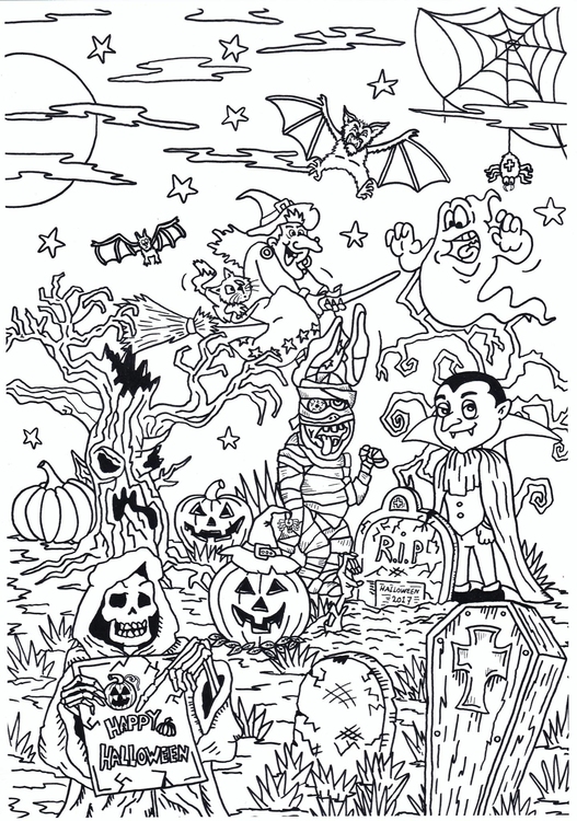 Coloriage Halloween