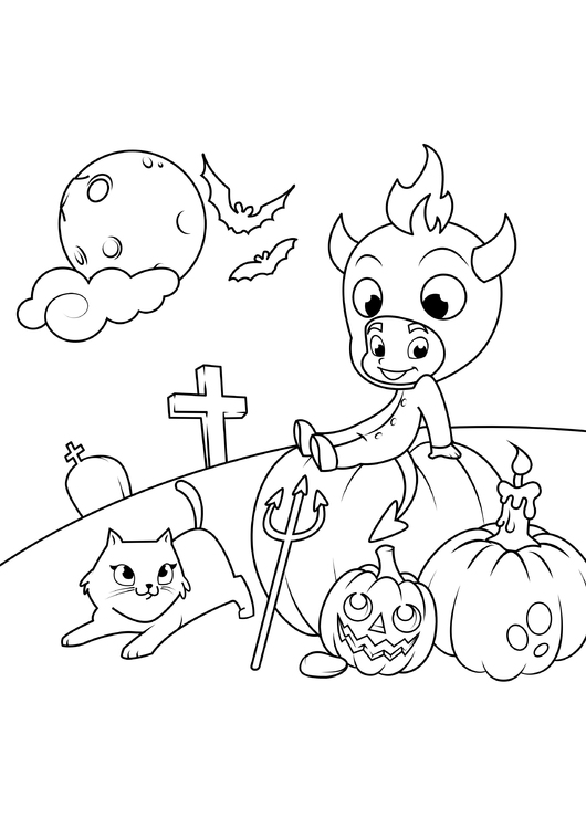 Coloriage Halloween