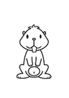 coloriage Hamster