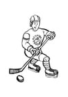 Coloriage hockey sur glace