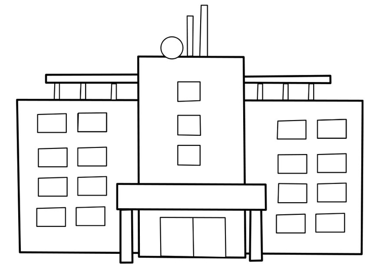 Coloriage hÃ´pital