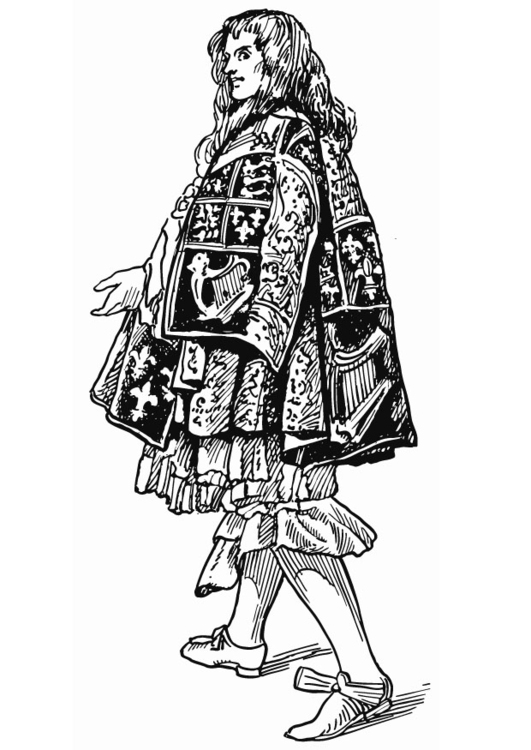 Coloriage houppelande