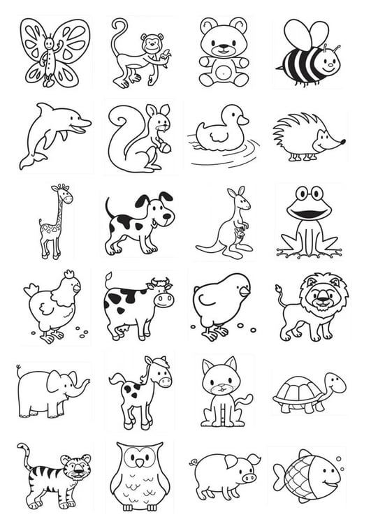 Coloriage icÃ´nes pour les tout-petits