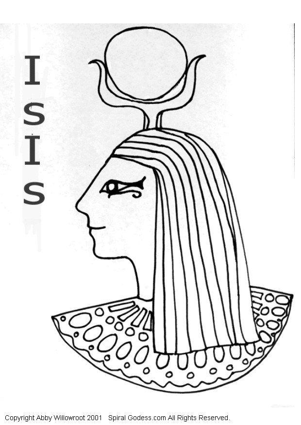 Coloriage Isis