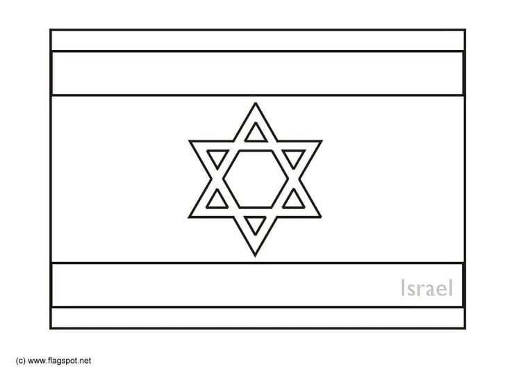 Coloriage IsraÃ«l