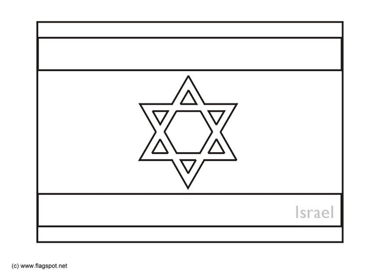 coloriage israel i6285