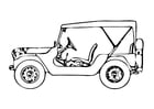 Coloriage jeep