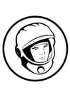 Coloriages Joeri Gagarin