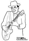 Coloriage John Lee Hooker