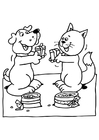 coloriage journée mondiale des animaux