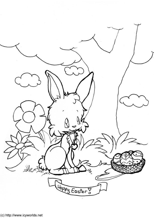 Coloriage joyeuses PÃ¢ques