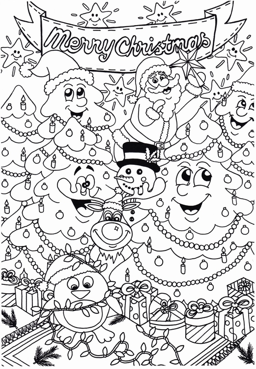 Coloriage joyeux NoÃ«l