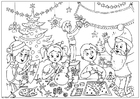 Coloriages joyeux Noël