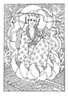 coloriage Kuan Yin