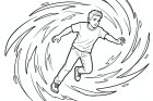 L'homme se téléporte lui-même