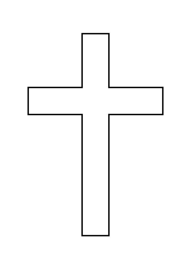 Coloriage la croix