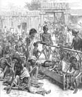 Coloriages la famine en Inde