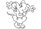 coloriage la souris
