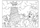 Coloriages la Tour de Babel