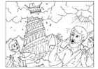 Coloriages la Tour de Babel