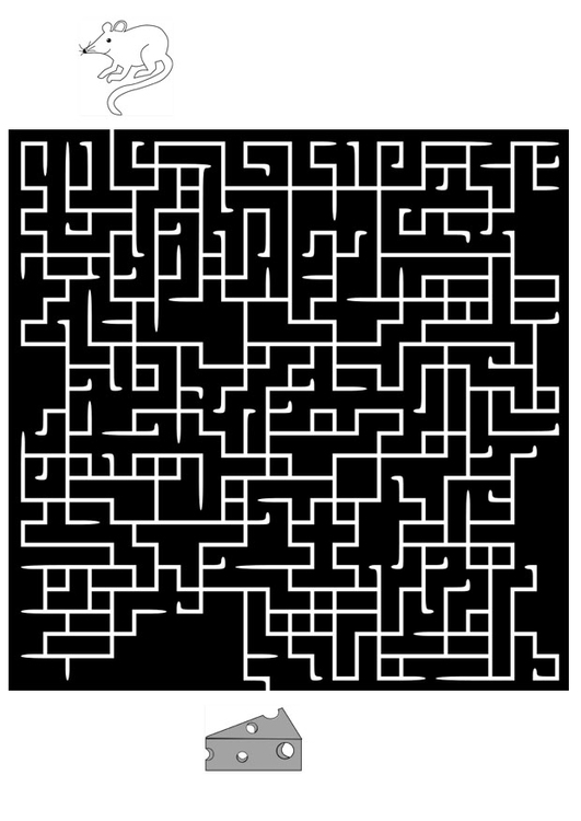 Coloriage labyrinthe
