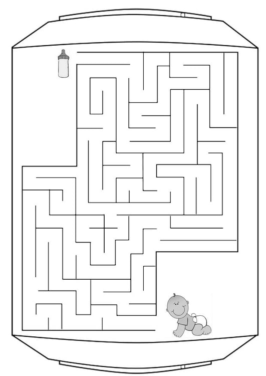 Coloriage labyrinthe