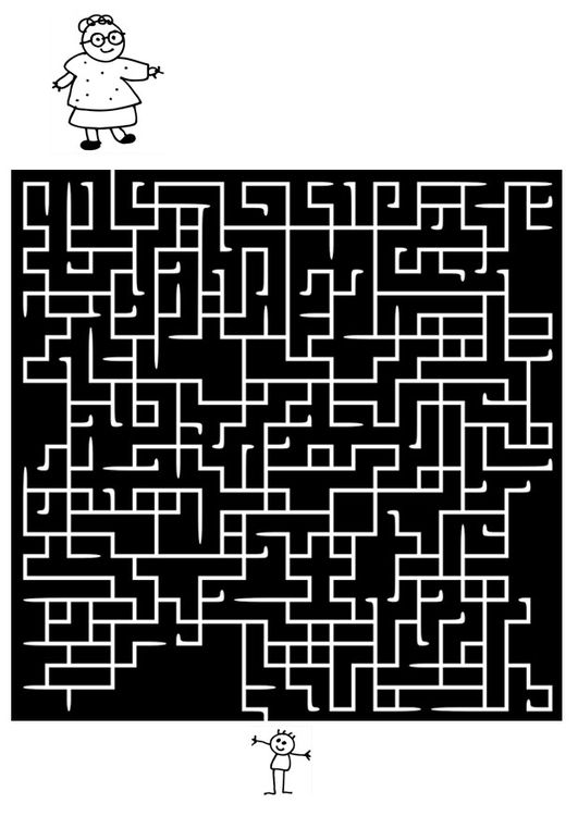 Coloriage labyrinthe