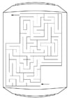 Coloriage labyrinthe