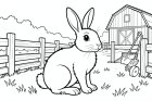 lapin à la ferme