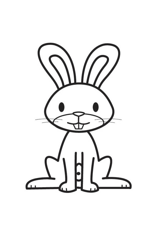 Coloriage Lapin